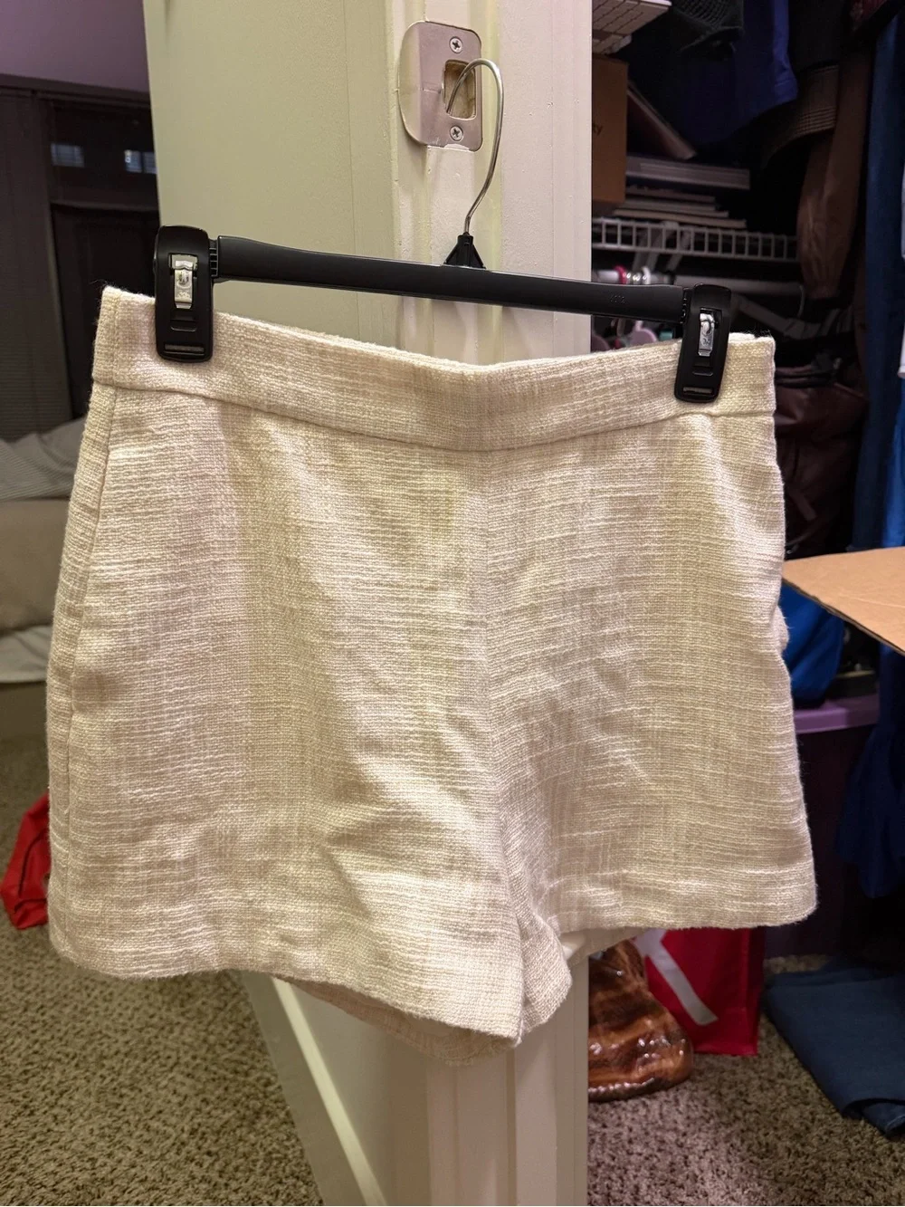 Abercrombie & Fitch High Rise Tweed Short